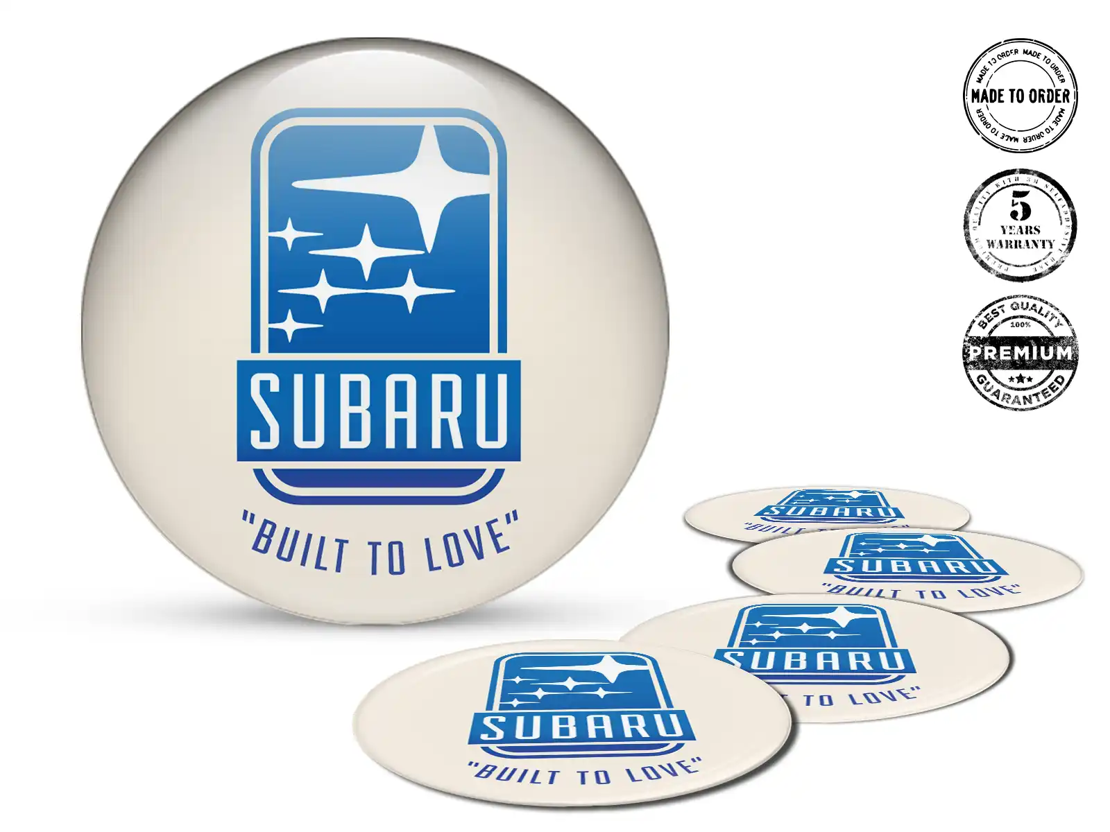 Subaru Individuelle Dome Sticker Harzembleme für Räder